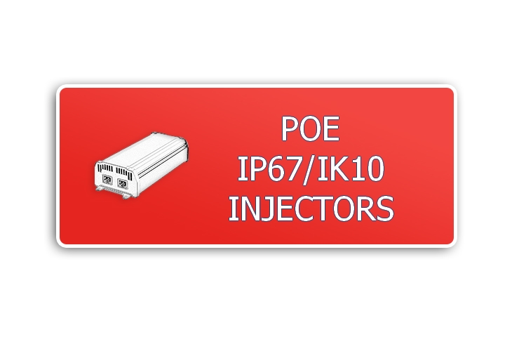 POE INJECTOREN IN IP67/IK10 BEHUIZINGEN