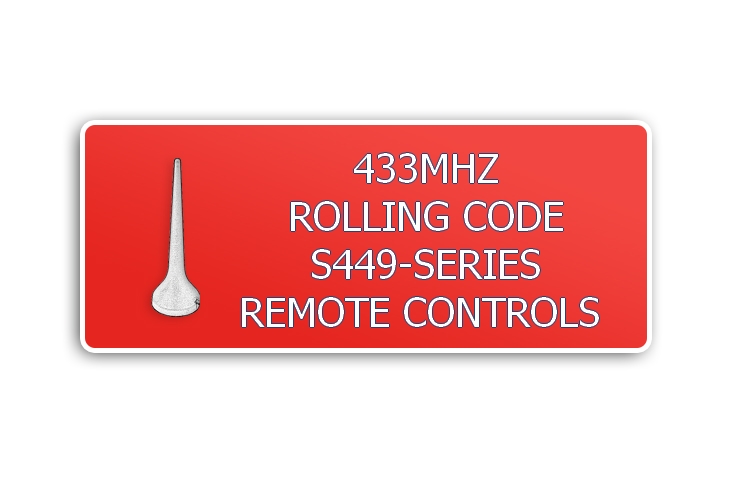 ZENDERS ROLLING CODE 433MHZ S449-SERIES